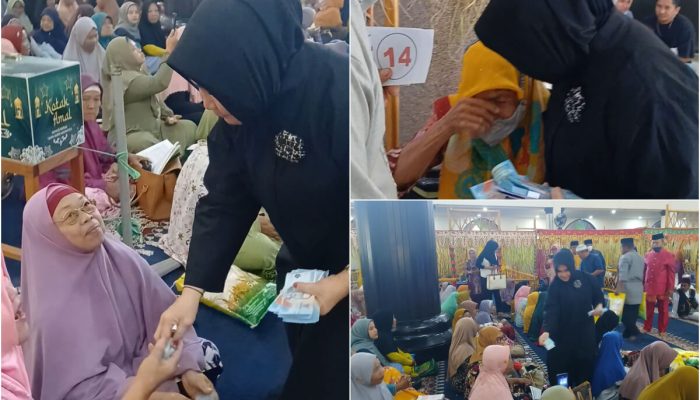Maulid Nabi Muhammad SAW Penuh Berkah, Rahmijati Jahja Bagi-bagi Rezeki ke Masyarakat