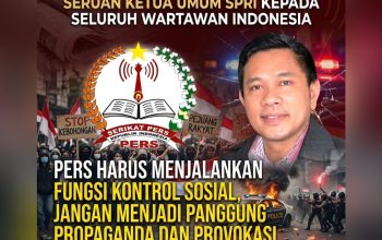 Pers Harus Menjalankan Fungsi Kontrol Sosial, Jangan Menjadi Panggung Propaganda dan Provokasi