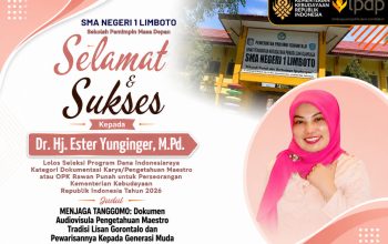 Kepala SMAN 1 Limboto Lolos Program Dana Indonesiana Kementerian Kebudayaan, Angkat Tradisi Tanggomo Gorontalo
