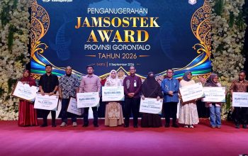 Jamsostek Award 2026, Apresiasi BPJS Ketenagakerjaan untuk Pemda dan Pelaku Usaha Gorontalo
