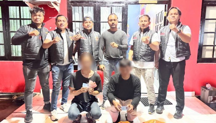 Resmob Polres Gorontalo Bekuk 2 Pelaku Pencurian Emas di Telaga Biru