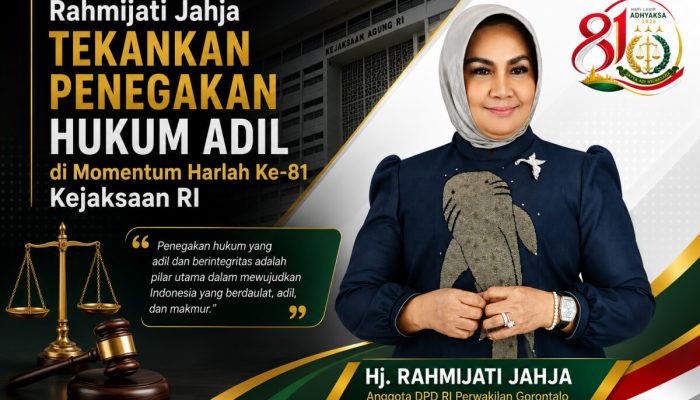 Rahmijati Jahja Tekankan Penegakan Hukum Adil di Momentum Harlah Ke-81 Kejaksaan RI