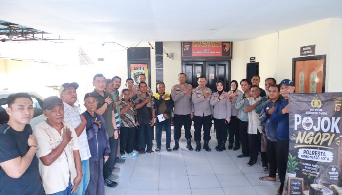 Lewat Jumat Curhat, Polresta Gorontalo Kota Jalin Silaturahmi dan Serap Aspirasi dari Pengemudi Bentor
