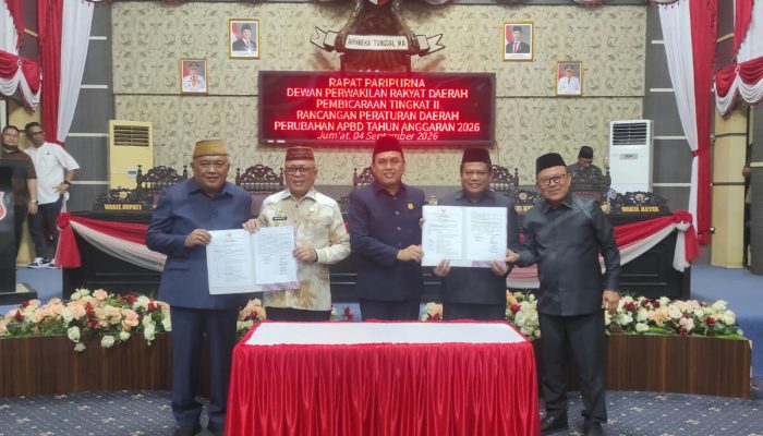 Perubahan APBD 2026 Resmi Disetujui DPRD Kabupaten Gorontalo