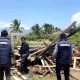 Barang Bukti Puing Bangunan Eks Rumah Jawatan Kantor Pos Gorontalo Ditemukan, Polisi Pasang Police Line