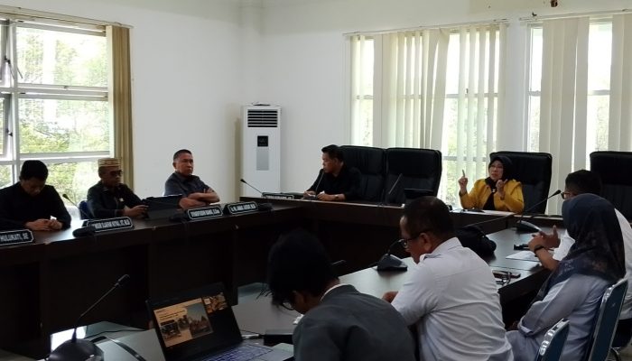 Komisi III Evaluasi Pekerjaan Kantor Bupati Pohuwato: Progres Rendah, Target Sulit Dicapai