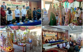 Rawat Tradisi Leluhur, Tolangga Hiasi Maulid Nabi di Kemenag Kabupaten Gorontalo