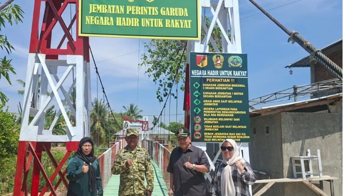 Jembatan Merah Putih Buka Akses Warga, Komisi III Harap Program Berlanjut: Banyak Wilayah Membutuhkan