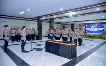 Kapolda Gorontalo Pimpin Sertijab 4 Pejabat Utama, Tekankan Jabatan adalah Amanah
