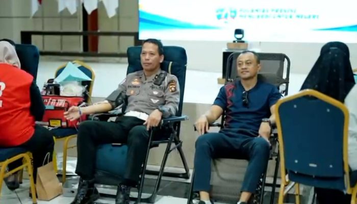 Sambut Hari Lalu Lintas Bhayangkara Ke-71, Ditlantas Polda Gorontalo Gelar Baksos dan Anjangsana Purnawirawan