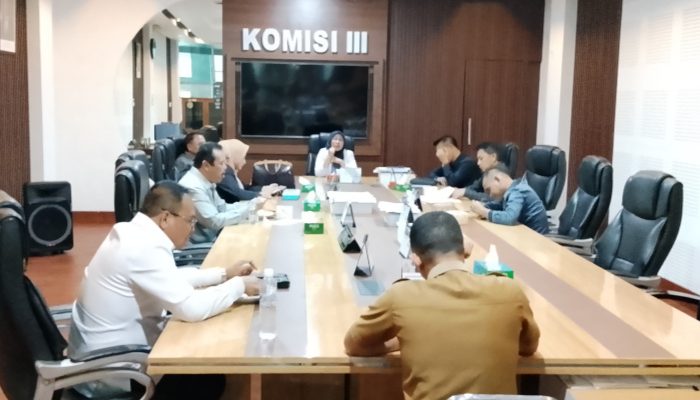 Komisi III Akan ‘Panggil’ Dinas PU se Kabupaten Kota dan Balai, Ada Apa?