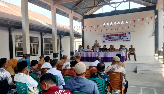 Reses di Telaga Biru, Zulfikar Usira Serap Aspirasi Soal Infrastruktur dan Ekonomi Warga
