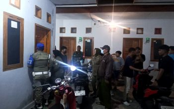 Razia Pekat di Limboto, Tim Gabungan Jaring Pasangan Bukan Muhrim di Kos-kosan