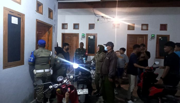 Razia Pekat di Limboto, Tim Gabungan Jaring Pasangan Bukan Muhrim di Kos-kosan