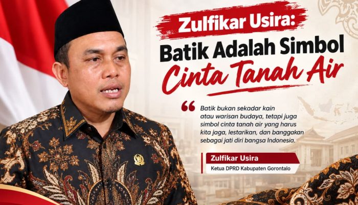 Zulfikar Usira: Batik adalah Simbol Cinta Tanah Air