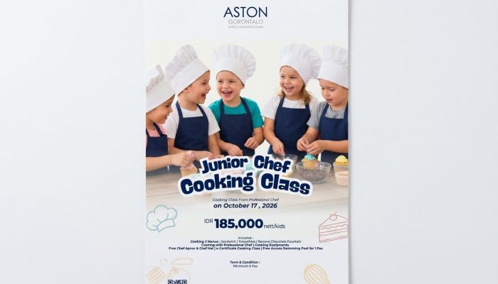 Yuk, Jadi Chef Cilik! ASTON Gorontalo Gelar Cooking Class Seru untuk Anak