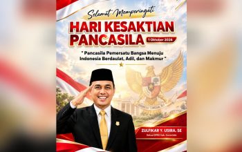 Momentum Hari Kesaktian Pancasila, Zulfikar Usira: Gotong Royong Modal Utama Bangun Kabgor
