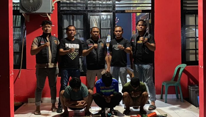Kurang dari 24 Jam, Polres Gorontalo Amankan Tiga Remaja Terduga Pembobol Gudang di Telaga Biru