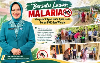 Bersatu Lawan Malaria, Maryam Sofyan Puhi Apresiasi Peran PKK dan Warga