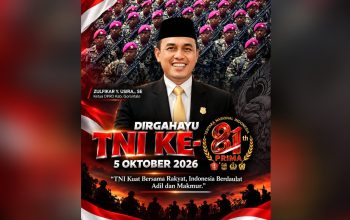 Dirgahayu TNI Ke-81: Ketua DPRD Gorontalo Apresiasi Pengabdian Prajurit