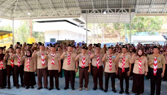Gerakan Pramuka Jadi Sarana Pembentukan Karakter, Kadis Dikbud Kabgor Beri Dukungan Penuh