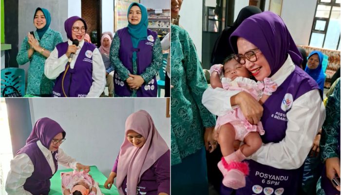 Pastikan Tak Ada Anak Tertinggal Imunisasi, Maryam Sofyan Puhi Turun Langsung ke Posyandu Biyonga