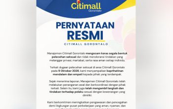 Pernyataan Resmi Citimall Gorontalo: Tidak Toleransi Pelecehan Seksual, Pelaku Sudah Ditindak