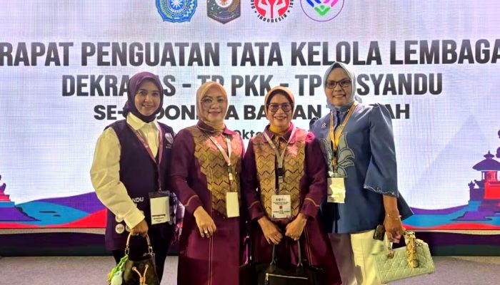 Hadiri Rapat Nasional, Maryam Sofyan Puhi Perkuat Tata Kelola PKK dan Posyandu