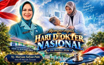 Momen Hari Dokter Nasional, Maryam Sofyan Puhi: Terima Kasih Telah Mengabdi dengan Hati