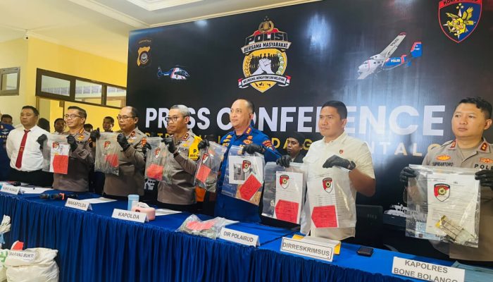 Polda Gorontalo Bongkar Skandal 44 Ton Batu Hitam Berdokumen Kemiri
