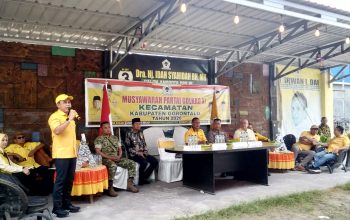 Zulfikar Usira Buka Muscam Golkar Tabongo-Batudaa, Tekankan Pentingnya Soliditas Kader